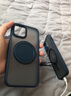 漫畫師 適用蘋果14promax手機(jī)殼磁吸支架無線充iPhone14全包防摔保護(hù)套蘋果14plus磨砂膚感半透明男女款 蘋果14promax【暗紫色】360度旋轉(zhuǎn)支架 曬單實(shí)拍圖