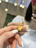 中國黃金（CHINA GOLD）金馬黃金吊墜女款足金馬上封侯項鏈教師節實(shí)用生日禮物送女友老婆 京速達*足金馬上封侯吊墜 約1.9g【贈銀鏈】 曬單實(shí)拍圖