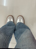 TOOMANYSHOES女鞋新款虛擬戀人復(fù)古芭蕾德訓(xùn)鞋休閑平底鞋小白鞋夏季透氣板鞋 米白 38 曬單實(shí)拍圖