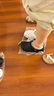 卡洛馳云彩crocs洞洞鞋男士厚底增高沙灘鞋夏季日?？鍥鲂瑧敉饽型闲?云彩黑色 39 (250mm) 39-40 曬單實(shí)拍圖