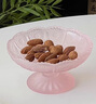 陶羽玻璃高腳水果盤(pán)家用創(chuàng  )意小號托盤(pán)精致甜品點(diǎn)心零食擺放盤(pán)糖果盤(pán)子 海棠紋茶點(diǎn)盤(pán)-粉色 曬單實(shí)拍圖