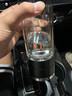 煦凜日本玻璃杯子水杯車載一鍵開蓋茶水分離耐熱防爆耐高溫大容量帶蓋 排氣閥設計/漆面升級磨砂黑400ml【高硼硅玻璃】 曬單實拍圖