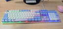 宏碁（acer）104電腦鍵盤機械手感舒適商務辦公 防塵防濺水usb接口 白藍紫 曬單實拍圖