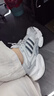 adidas輕松鞋 MEGASTRIDE超輕緩震回彈厚底增高老爹鞋阿迪達(dá)斯   晶白/灰色/深灰   38 曬單實(shí)拍圖