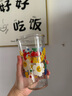 Glasslock&wigglewiggle聯(lián)名款玻璃杯高顏值大容量女生果汁杯子夏季500ml 曬單實(shí)拍圖