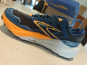 布魯克斯（BROOKS） Caldera7山嘯越野跑鞋男子登山戶(hù)外防滑緩震跑鞋 烏木色/蔚藍色/桔紅 41 曬單實(shí)拍圖