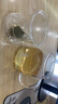 物生物（RELEA）茶杯女士茶水分離杯玻璃杯辦公泡茶杯子耐高溫花茶杯生日禮物 曬單實(shí)拍圖