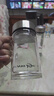 天喜（TIANXI）玻璃杯加厚泡茶杯水杯大容量送禮茶水分離杯節(jié)日禮物本色380ml 曬單實拍圖