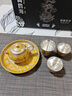 簡先生敦煌文創(chuàng)鎏銀功夫茶具套裝喬遷新居禮物送老師領導中秋伴手禮 【龍騰四海茶壺套組禮盒裝 】一 曬單實拍圖
