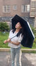 小魔全自動(dòng)晴雨傘男女晴雨兩用折疊傘遮陽傘防紫外線黑膠太陽傘自動(dòng)傘 曬單實(shí)拍圖