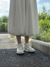 愛步（ECCO）休閑鞋女 2025新款百搭平底鞋簡約球鞋板鞋德訓(xùn)鞋 街頭272833 灰白色/白色27283350153 39 曬單實(shí)拍圖