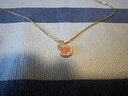 中國(guó)黃金CHINA GOLD一貝子黃金項(xiàng)鏈女足金吊墜七夕情人節(jié)禮物送女友老婆生日實(shí)用 足金粉色貝殼吊墜贈(zèng)S925鏈 曬單實(shí)拍圖