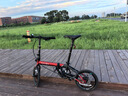 大行（DAHON）K3plus折疊自行車(chē)超輕鋁合金16英寸9速成人城市通勤代駕車(chē)KAA693 黑紅【內(nèi)折版】 曬單實(shí)拍圖