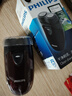 飛利浦（PHILIPS）電動(dòng)剃須刀 刮胡刀男士電須刨雙刀頭剃胡刀出差小巧便捷式電池款無需充電自動(dòng)研磨刀片 進(jìn)口刀頭 PQ206【原裝不自帶干電池】 曬單實(shí)拍圖