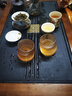 一米色彩移動(dòng)陽臺(tái)茶桌新中式家用小戶型實(shí)木茶幾旋轉(zhuǎn)茶臺(tái)燒水壺一體休閑桌 胡桃色單桌【不含椅】 1.0米【贈(zèng)黑色底部上水煮茶器】 曬單實(shí)拍圖