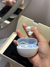 西伯利亞（XIBERIA）【李若彤同款】羽MC01藍牙耳機耳夾式無線開放式運動耳機AI同聲傳譯通話降噪骨傳導(dǎo)掛耳珍珠白 曬單實拍圖