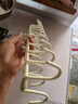 八海鳥波浪吊帶衣架宿舍學(xué)生家用內(nèi)衣背心收納神器衣架衣柜多功能掛鉤 曬單實(shí)拍圖