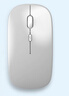 PVOTLE適用中興云電腦W200DS/W201DS/W202DS/W203DS/W205DS藍(lán)牙鼠標(biāo)平板電腦無線鼠標(biāo)充電款靜音雙模鼠標(biāo) 落巖灰 曬單實拍圖