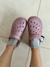斯凱奇（Skechers）洞洞鞋女士夏季透氣戶外沙灘鞋休閑涼拖鞋111514 茱萸粉/MVE 37 曬單實拍圖