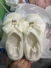 MDUG月子鞋夏季孕婦鞋厚底防滑包跟月子鞋軟底超軟產(chǎn)后產(chǎn)婦月子鞋 【夏季透氣款】粉色蝴蝶結(jié) 38/39 曬單實(shí)拍圖