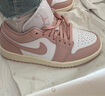 耐克（NIKE）Jordan官方耐克喬丹AJ1板鞋女運動(dòng)鞋刺繡夏季低幫緩震輕便DC0774 162白/牛津粉/帆白 38 曬單實(shí)拍圖