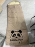 駱駝（CAMEL）【熊貓聯(lián)名款】戶外露營睡袋成人保暖1J32265426摩卡1.6KG左邊 曬單實拍圖