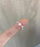 老鳳祥S999足銀戒指女士輕奢五瓣花可調節(jié)單戒生日紀念日禮物送女友老婆 銀光花漾戒指*品牌禮盒 曬單實拍圖