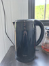 美的（Midea）電熱水壺開水壺1.7L大容量0涂層燒水壺304不銹鋼雙層防燙無縫內(nèi)膽快速燒水 MK-SH17M301C 曬單實(shí)拍圖