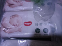 好奇（Huggies）小森林濕巾80抽6包嬰兒濕巾天然植物超厚倍柔手口可用 曬單實拍圖