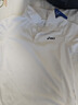 asics亞瑟士童裝2025年夏季新款吸濕速干POLO領(lǐng)透氣舒適男女童運動(dòng)短袖 0000白色 160 曬單實(shí)拍圖