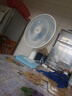 美的（Midea）臺式電風扇七葉柔風輕音臥室宿舍廣角遠距交流定頻臺扇辦公室桌面節(jié)能省電搖頭小型電扇 FGAU40D 曬單實拍圖