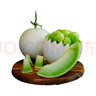京鮮生 大漠蜜瓜系列 大漠玉菇甜瓜凈重4.5-5斤 2粒 單果2斤起 源頭直發(fā) 曬單實(shí)拍圖