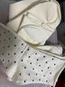 斐月伽白色中筒襪子女春秋高顏值棉柔堆堆襪ins百搭瑪麗珍學(xué)院風(fēng)長(zhǎng)筒襪 卷邊月子襪 5雙 曬單實(shí)拍圖