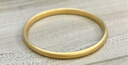 周大福簡約素圈足金黃金手鐲女(工費(fèi):560計(jì)價(jià))EOF1419七夕節(jié)禮物 56mm 足金 約15.29g 曬單實(shí)拍圖