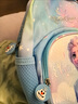 迪士尼（disney）幼兒園書包3-6歲輕便可愛高顏值小包透氣抑菌女童背包愛莎公主藍 曬單實拍圖