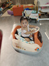 語森憶2025新款兒童電動車碰碰小孩嬰兒玩具車防撞可帶遙控寶寶四輪 2025標橙色 音樂燈光+遙控藍牙 曬單實拍圖