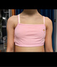 迪士尼女童內(nèi)衣發(fā)育期第一階段8-12歲兒童背心內(nèi)穿單層吊帶內(nèi)衣 白色+粉色 2件 均碼 M碼(適合55-75斤) 曬單實拍圖