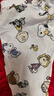 史努比（SNOOPY）童裝兒童睡衣男童七分袖家居服套裝薄款空調服夏 玩鬧學(xué)士服藍色 曬單實(shí)拍圖