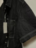 森馬（Semir）短袖襯衫男純棉牛仔外套可機(jī)洗夏季工裝落肩半袖上衣潮流撞色 牛仔黑98301 XL 曬單實(shí)拍圖