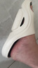 名創(chuàng)優(yōu)品（MINISO）男士拖鞋厚底拼色運(yùn)動(dòng)透氣夏季居家室內(nèi)外穿拖鞋 白黑  42-43 曬單實(shí)拍圖