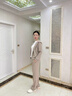 恰凡（QIAFAN）媽媽秋裝2025新款套裝休閑運(yùn)動服兩件套中老年女春秋時(shí)尚連帽外套 杏色 3XL  （推薦118~130斤） 曬單實(shí)拍圖