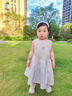 G.DUCKKIDS女童連衣裙2025新款夏季1一2歲女寶寶裙子衣服夏裝嬰兒童 粉色1 90 cm 曬單實(shí)拍圖