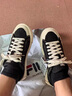 FILA FUSION斐樂男鞋POP帆布鞋潮牌男子潮流板鞋街拍運(yùn)動(dòng)休閑鞋男 黑-BK 41 曬單實(shí)拍圖
