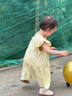 巴拉巴拉童裝寶寶連衣裙嬰兒裙子兒童公主裙女童夏裝甜美時(shí)尚可愛(ài) 奶黃30104 100 曬單實(shí)拍圖
