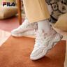 FILA 斐樂山丘鞋COLLINA女鞋復(fù)古運(yùn)動鞋春新款戶外休閑老爹鞋 棉花糖/樸色-MA 35.5 曬單實拍圖