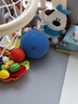 得力靜音籃球拍拍球兒童室內無(wú)聲訓練海綿球禮物小皮球彈力球禮物玩具 【風(fēng)清藍】5號球-20cm 曬單實(shí)拍圖