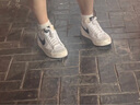 耐克NIKE板鞋女經(jīng)典緩震BLAZER LOW '77休閑鞋DC4769-102白/黑36.5 曬單實(shí)拍圖