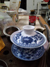 恒銘昌景德鎮(zhèn)青花瓷蓋碗茶杯陶瓷泡茶杯茶具敬茶碗單個三才杯手抓壺 小號富貴連年蓋碗180ml 曬單實拍圖