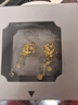 周大福喜上眉梢喜鵲婚嫁三金五金足金黃金耳墜女送生日禮物EOF1512 約6.45g計(jì)價(jià)(工費(fèi)680) 曬單實(shí)拍圖