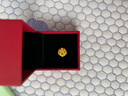 御邪黃金蓮花轉(zhuǎn)運(yùn)珠路路通足金999黃金手鏈串珠配件 黃金蓮花：0.3g-0.35g 曬單實(shí)拍圖